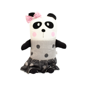 naninha panda vestido rosa urso
